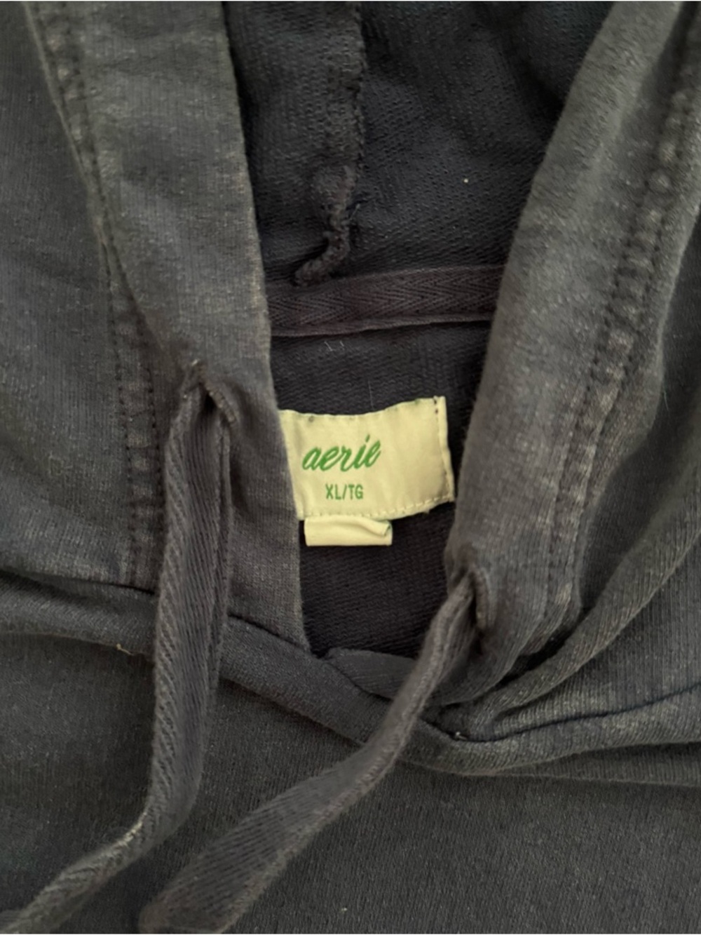 Aerie Sunwashed Pullover Hoodie in Faded Blue - Picture 5 of 6